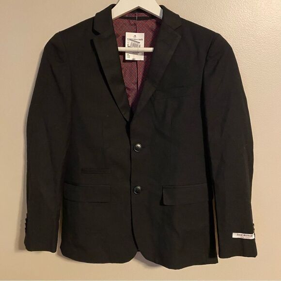 Isaac Mizrahi Blazer Sports Jacket Black Formal Wedding Neutral Staple - Picture 1 of 8